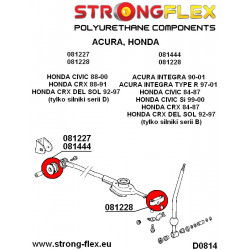 STRONGFLEX|081227A: Shift lever stabilizer bush SPORT Honda Civic V 91-95 EG/EH EJ IV 88-91 EC ED EE EF EX VI 95-00 2