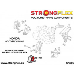 STRONGFLEX|081295B: Engine front mount inserts Honda Accord VI 2