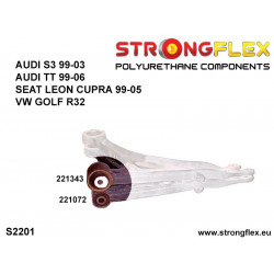 STRONGFLEX|221072B: Querlenker Vorderachse - vordere Buchse 30mm Audi A3/S3 RS3 I 96-03 8L FWD 99-03 Quattro TT TTS 2