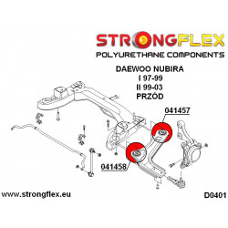 STRONGFLEX|041457B: Front wishbone rear bush Daewoo Nubira I 2