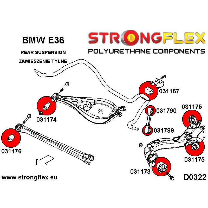 FOR BMW 3 SERIES E46 HD FRONT WISHBONE CONTROL ARM REAR BUSHES BUSH DROP LINKS