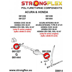 STRONGFLEX|086058B: Zestaw poliuretanowy stabilizatora drążka zmiany biegów Acura Integra III 93-01 2