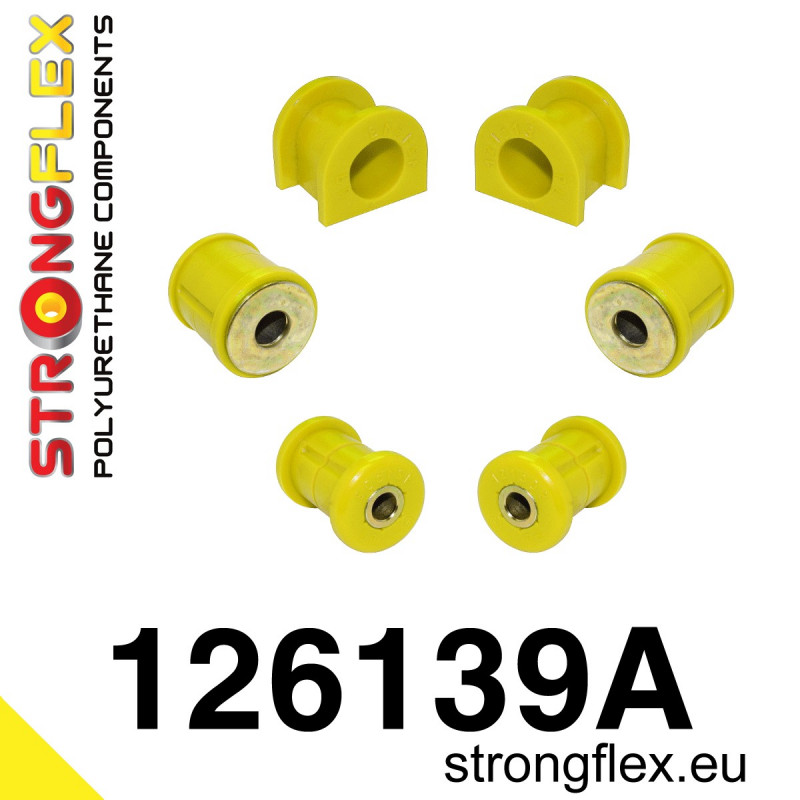 STRONGFLEX|126139A: Zestaw tulei zawieszenia przedniego SPORT Mitsubishi Lancer Evolution IV/V VI STRONGFLEX|126139A: Zestaw tulei zawieszenia przedniego SPORT Mitsubishi Lancer Evolution IV/V VI