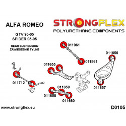 STRONGFLEX|011655A: Rear upper arm bush SPORT Alfa Romeo GTV 95-05 type 916 Spider 2