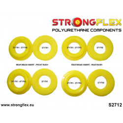 STRONGFLEX|276182A: Rear beam inserts mount kit SPORT Subaru BRZ I 12-21 Toyota GT86/GR86 Scion FR-S 12- II 2