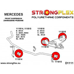 STRONGFLEX|111816B: Vorderachse unterer Querlenker Buchse Mercedes SL R129 89-01 W201 82-94 190 Klasse E W124 84-97 2