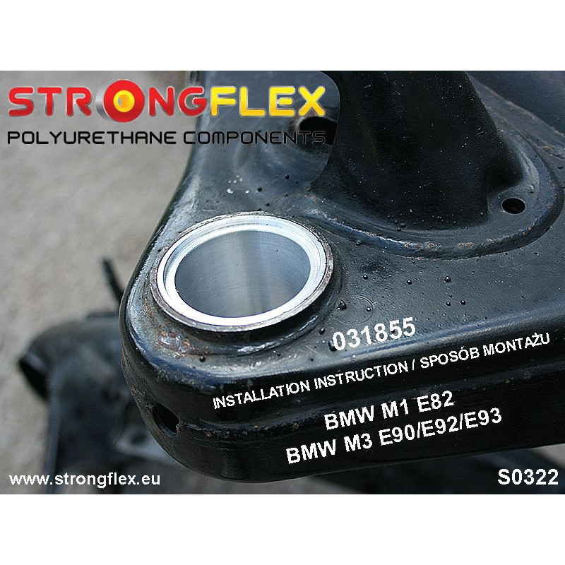 STRONGFLEX|036230A: Full suspension bush kit SPORT BMW Seria 1 I 04-13 E81/E82 E87 E88 11-12 M1 Coupe 3 V E90 E91 STRONGFLEX|036230A: Full suspension bush kit SPORT BMW Seria 1 I 04-13 E81/E82 E87 E88 11-12 M1 Coupe 3 V E90 E91