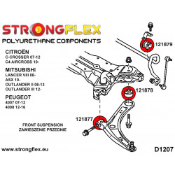 STRONGFLEX|121878A: Vorderachse hintere Querlenkerbuchse SPORT Citroën C-Crosser 07-12 C4 Aircross 12-17 2