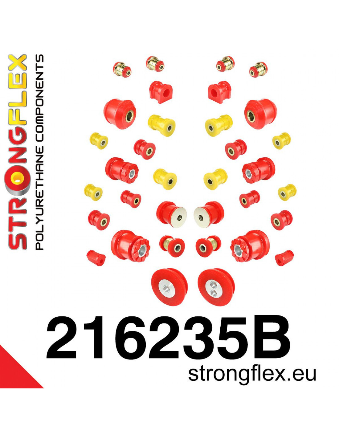 216235B: Kompletny zestaw zawieszenia poliuretan Lexus | STRONGFLEX