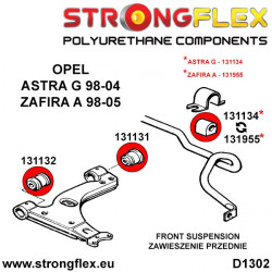 STRONGFLEX|131955A: Front anti roll bar bush SPORT Opel/Vauxhall Zafira A 99-05 2