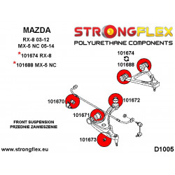 STRONGFLEX|101688B: Tuleja wahacza przedniego górnego Mazda MX-5/Miata Roadster III 05-14 2