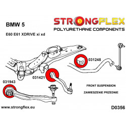 STRONGFLEX|031943A: Front radius arm to chassis bush SPORT BMW Seria 5 V 03-10 E60/E61 Sedan xi xd 2