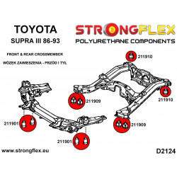 STRONGFLEX|211910A: Hintereachsträger- hintere Buchse SPORT Toyota Supra III 86-93 2