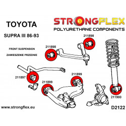 STRONGFLEX|216237B: Front suspension bush kit Toyota Supra III 86-93 A70 Soarer II 86-91 2