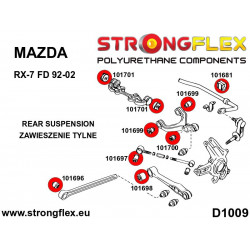 STRONGFLEX|106183B: Zestaw zawieszenia tylnego Mazda RX-7 III 92-02 2