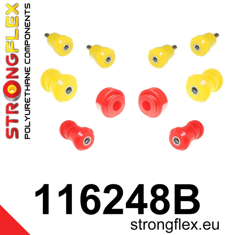 STRONGFLEX|116248B: Zestaw zawieszenia przedniego Mercedes Klasa S W140 91-98 CL C140 STRONGFLEX|116248B: Zestaw zawieszenia przedniego Mercedes Klasa S W140 91-98 CL C140