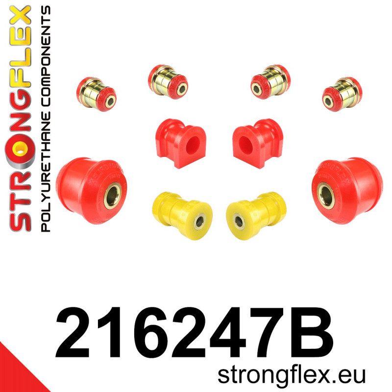 STRONGFLEX|216247B: Front suspension bush kit Lexus GS/F III 05-11 S190 IS 13-20 XE30 IV 12-20 L10 RC 14- XC10 II