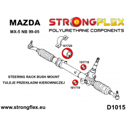 STRONGFLEX|101720A: Obejma przekładni kierowniczej SPORT Mazda MX-5/Miata Roadster II 99-05 2
