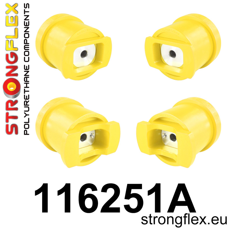 STRONGFLEX|116251A: Zestaw tulei przedniego wózka SPORT Mercedes Klasa S W140 91-98 CL C140 STRONGFLEX|116251A: Zestaw tulei przedniego wózka SPORT Mercedes Klasa S W140 91-98 CL C140