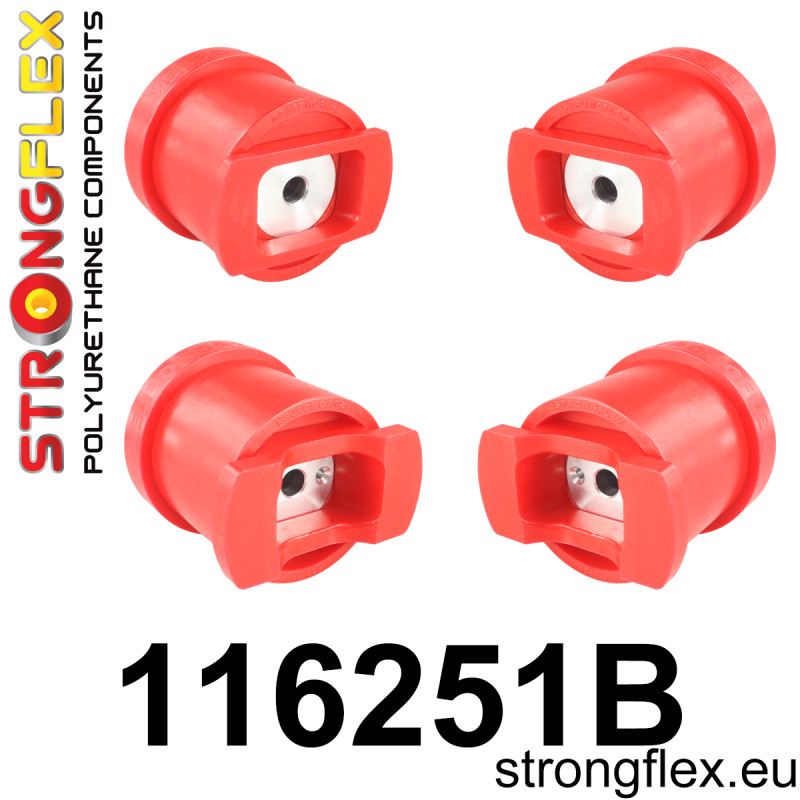 STRONGFLEX|116251B: Zestaw tulei przedniego wózka Mercedes Klasa S W140 91-98 CL C140 STRONGFLEX|116251B: Zestaw tulei przedniego wózka Mercedes Klasa S W140 91-98 CL C140
