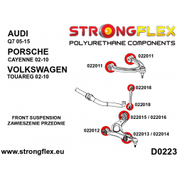 STRONGFLEX|026256A: Front suspension bush kit SPORT Audi Q7/SQ7 4L 05-15 Volkswagen Touareg I 02-10 Porsche 2