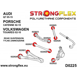 STRONGFLEX|022020A: Tuleja wahacza tylnego dolnego – przednia SPORT Audi Q7/SQ7 4L 05-15 Volkswagen Touareg I 2