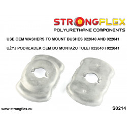 STRONGFLEX|022041A: Rear subframe - front bush SPORT Audi A6/S6 RS6 C7 11-18 FWD Quattro A7 S7 RS7 10-17 12-17 2