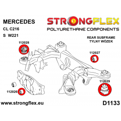 STRONGFLEX|112028A: Rear crossmember – front bush SPORT Mercedes CL C216 06-14 RWD 4MATIC Class S W221 2