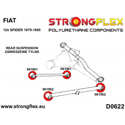 STRONGFLEX|061961A: Rear upper arm bushing SPORT Fiat 124 Spider I 2