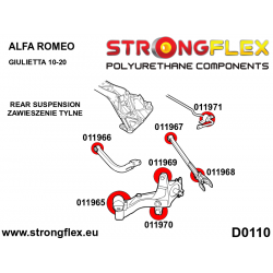 STRONGFLEX|011965A: Hintere Querlenkerbuchse SPORT Alfa Romeo Giulietta III 10-20 type 2