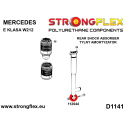 STRONGFLEX|112044A: Tuleja amortyzatora tylnego SPORT Mercedes Klasa E W212 09-16 RWD 2