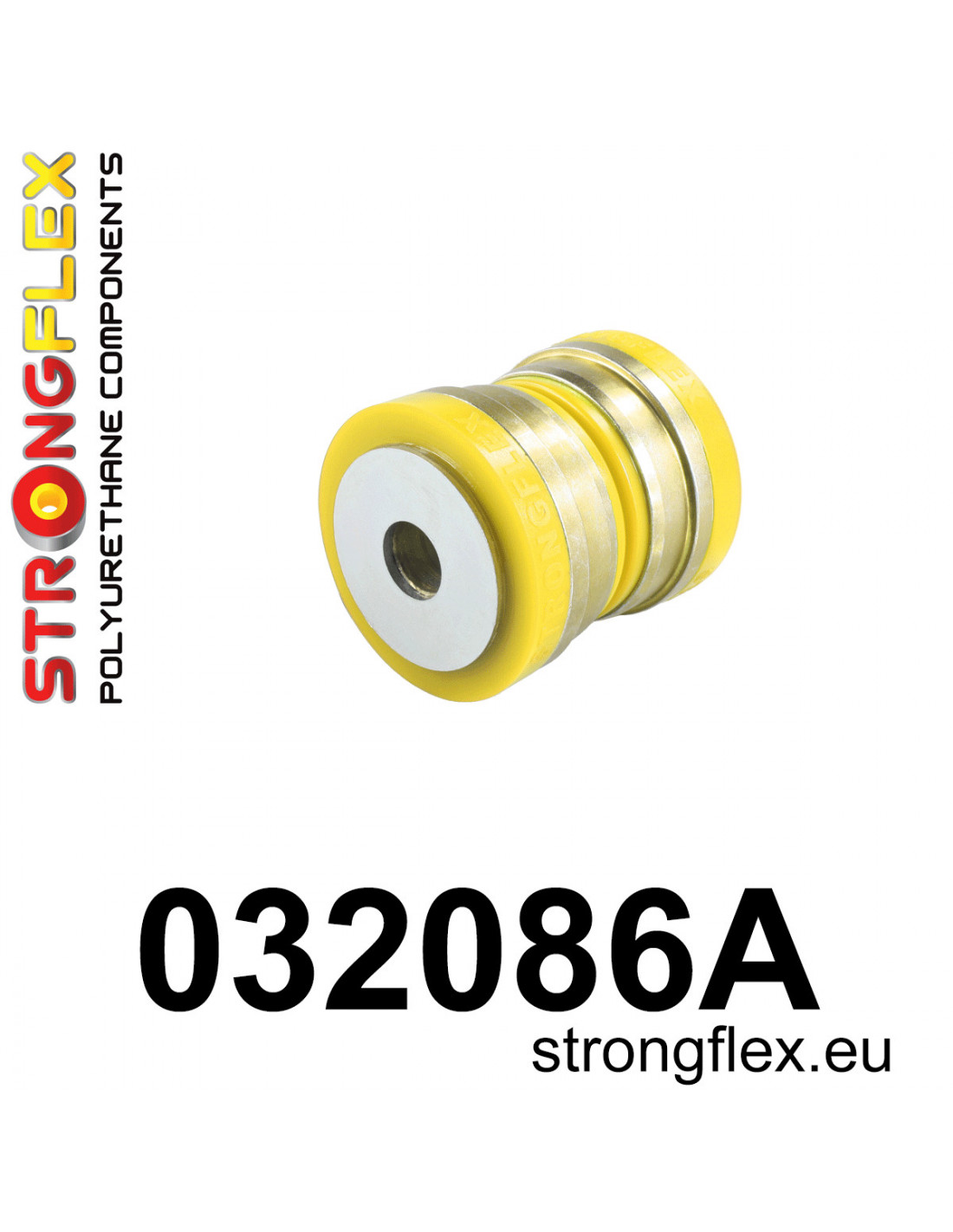 032086A: Rear diff mount - front bush SPORT polyurethane | STRONGFLEX