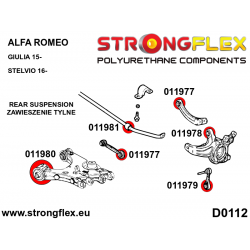 STRONGFLEX|011979A: Rear anti roll bar link bush SPORT Alfa Romeo Stelvio 16- Giulia 2