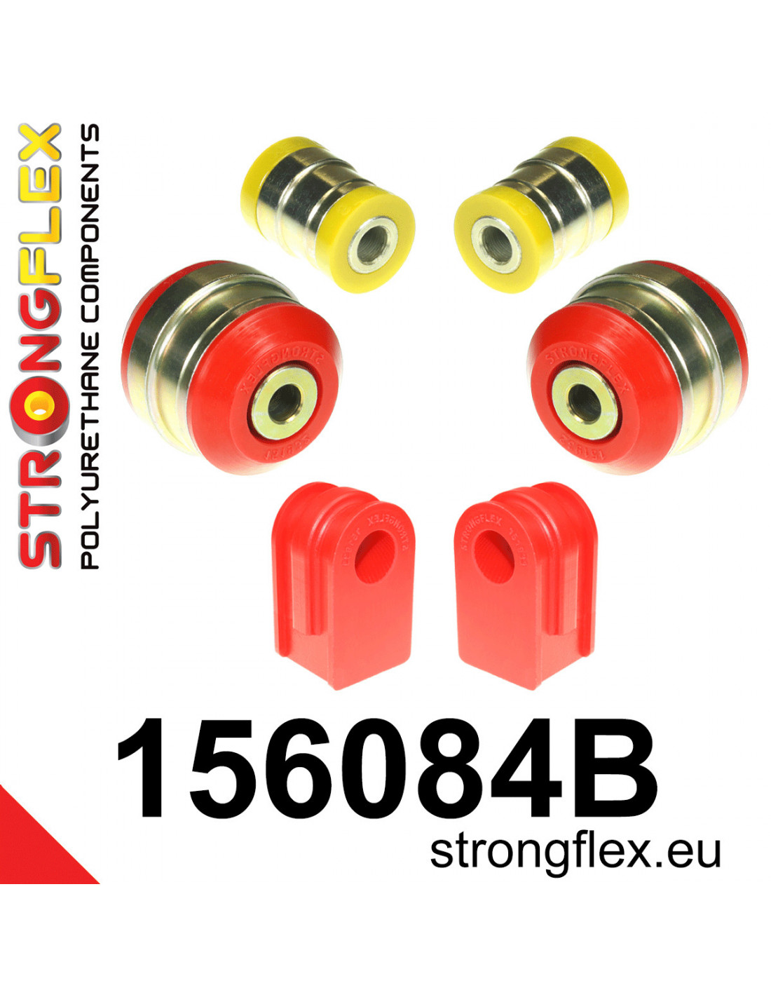 156084B: Front suspension bush kit | STRONGFLEX