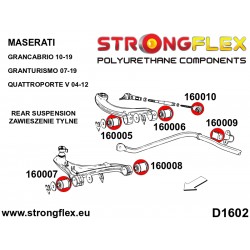 STRONGFLEX|160009A: Rear anti roll bar bush SPORT Maserati Grancabrio 10-19 Granturismo 07-19 Quattroporte V 2