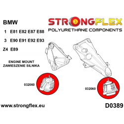 STRONGFLEX|032060B: Motorhalterung E90 BMW Seria 1 I 04-13 E81/E82 E87 E88 3 V E90 E91 E92 E93 rwd xi xd Z4 II 2