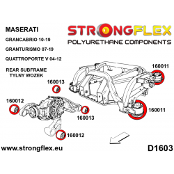 STRONGFLEX|160011B: Tuleja tylnego wózka Maserati Grancabrio 10-19 Granturismo 07-19 Quattroporte V 2