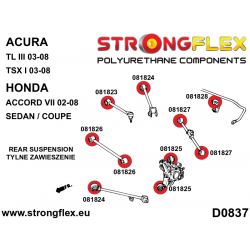 STRONGFLEX|086230A: Hinterachsbuchsen Satz SPORT Acura TL III 03-08 UA6/UA7 TSX I CL9 Honda Accord VII 02-08 Sedan 2