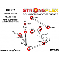 STRONGFLEX|211447A: Rear upper arm bush SPORT Toyota Land Cruiser Prado II 96-02 J90 4Runner III 2