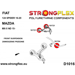 STRONGFLEX|101721A: Vordere Oberlenkerbuchse SPORT Fiat 124 Spider II 16-20 Mazda MX-5/Miata Roadster IV 15- 2