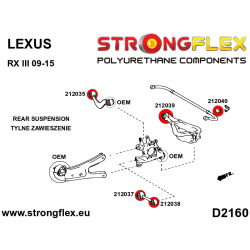 STRONGFLEX|212037A: Hinterachse vordere Lenker – intern Buchse  SPORT Lexus RX III 2