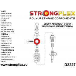 STRONGFLEX|221899B: Mocowanie amortyzatora przedniego Audi A3/S3 RS3 I 96-03 8L FWD 99-03 Quattro TT TTS TTRS 8N 2