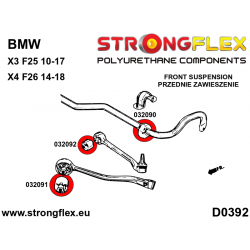 STRONGFLEX|032091A: Front suspension - front bush SPORT BMW X3 II 10-17 F25 X4 I 14-18 2