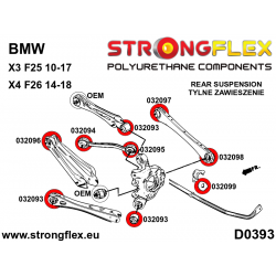 STRONGFLEX|032099B: Rear anti roll bar bush BMW X3 II 10-17 F25 X4 I 14-18 2