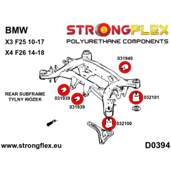 STRONGFLEX|032101A: Rear subframe – rear bush SPORT BMW X3 II 10-17 F25 X4 I 14-18 2