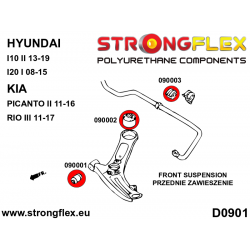 STRONGFLEX|096101B: Zestaw zawieszenia przedniego Kia Picanto II TA 11-16 Hyundai I10 IA/BA 13-19 I20 I PB/PBT 2