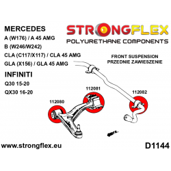 STRONGFLEX|116280A: Zestaw zawieszenia przedniego SPORT Mercedes Klasa A III 12-17 W176 4MATIC A45 AMG FWD B II 2