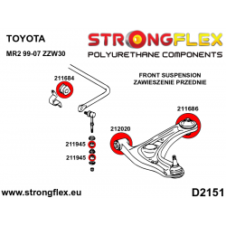 STRONGFLEX|216270A: Vorderachsbuchsen Satz SPORT Toyota MR2 III 99-07 2