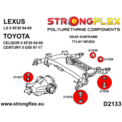 STRONGFLEX|211937B: Rear differential – front bush Lexus LS I 89-94 XF10 II 94-00 XF20 Toyota Century G50 97-17 2