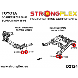 STRONGFLEX|216240A: Hinterachs buchsensatz SPORT Toyota Supra III 86-93 A70 Soarer II 86-91 2